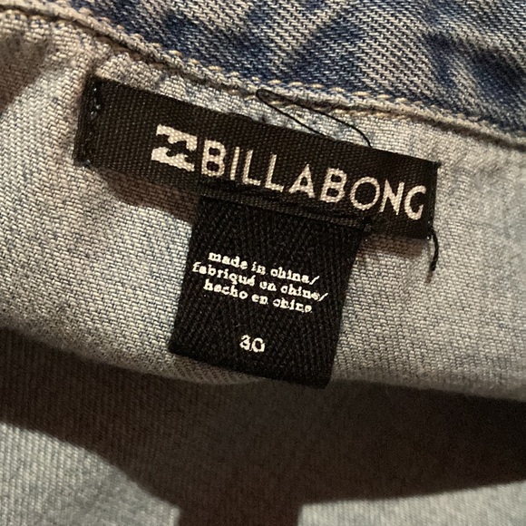 BILLABONG Gigi blue denim Playsuit long sleeve collared - Picture 11 of 13